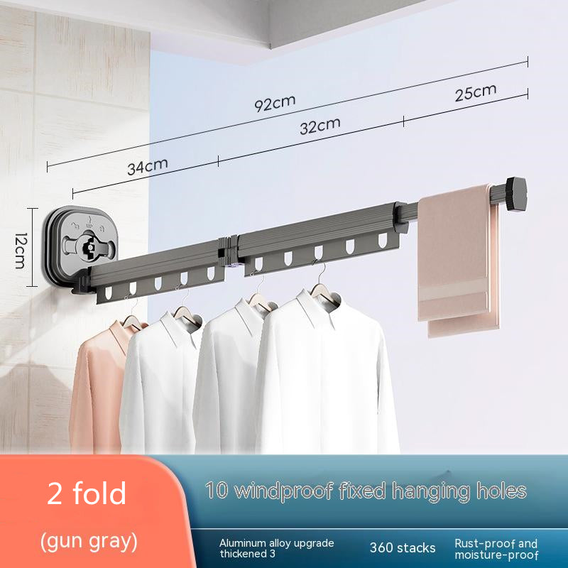 Suction cup folding drying rack color options
