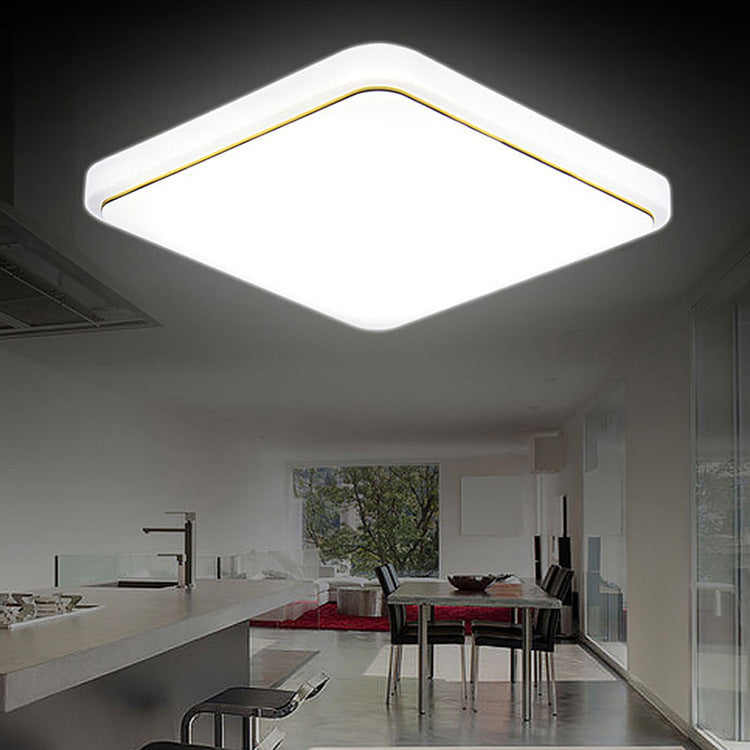 Simple square LED ceiling lamp