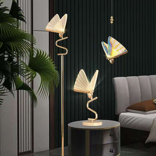 Butterfly art chandelier lamp