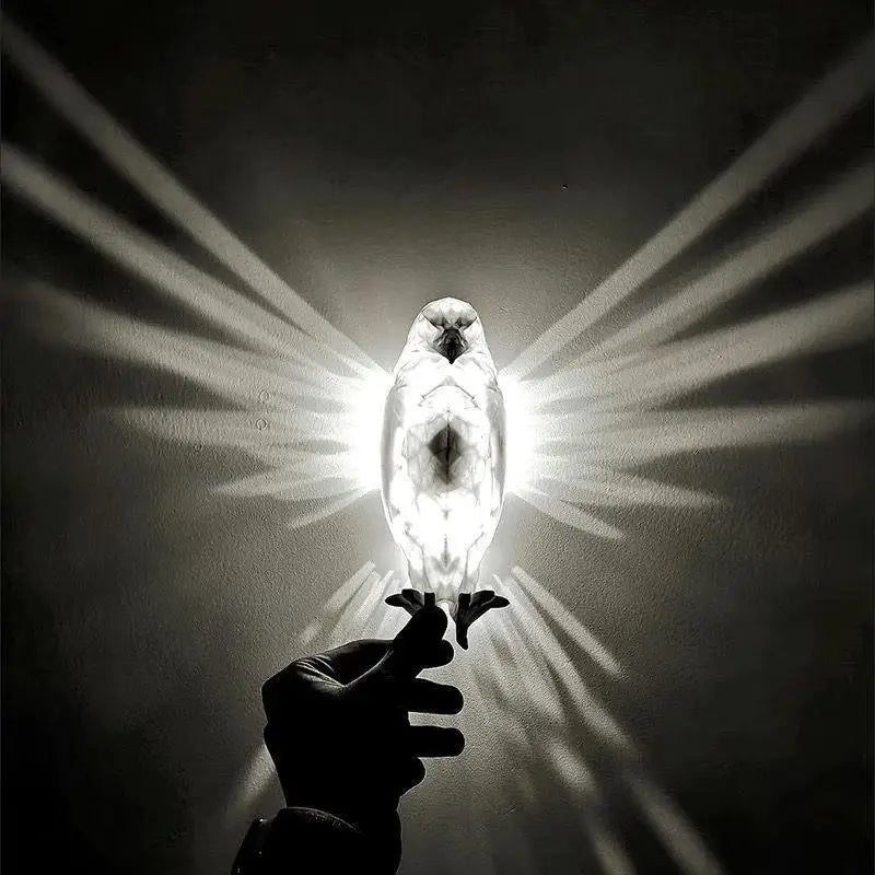 3D animal bird wall lamp