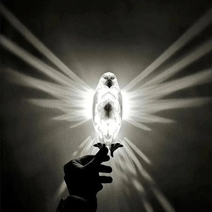 3D animal bird wall lamp