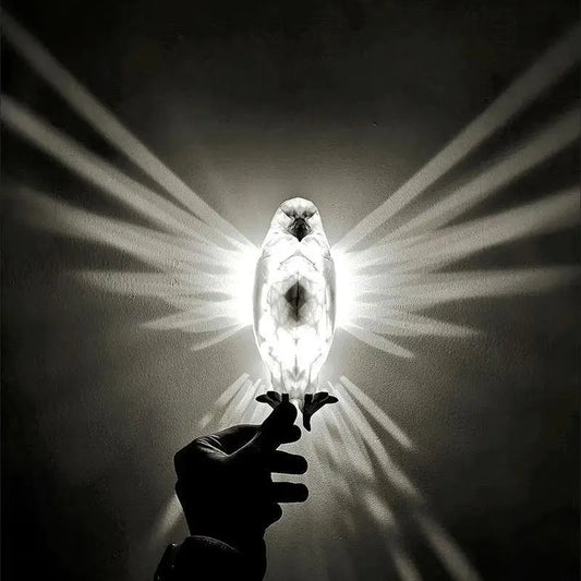 3D animal bird wall lamp