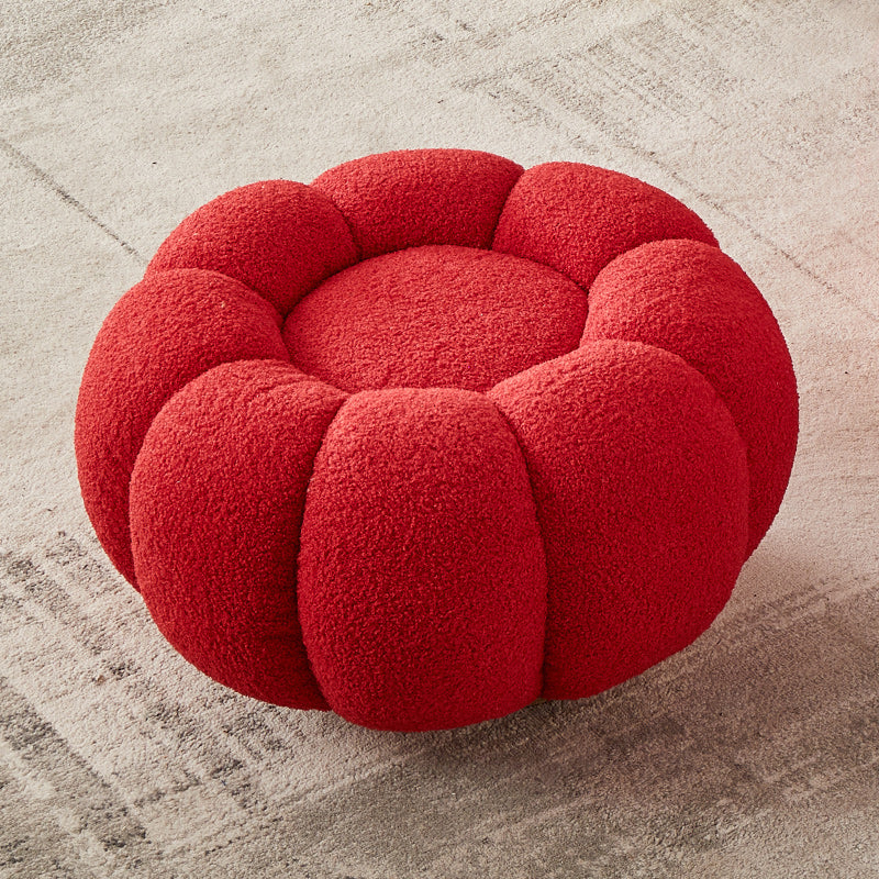 Kids mini sofa stool wood base