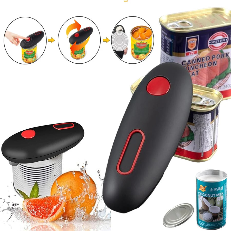 Automatic one-touch electric can opener