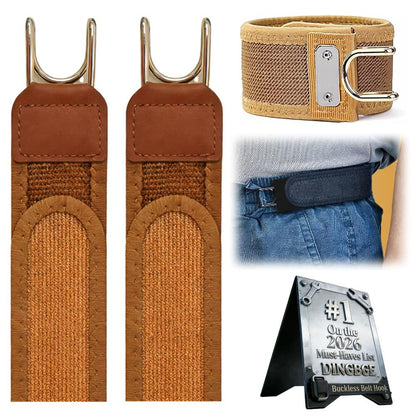 No-buckle belt white variant
