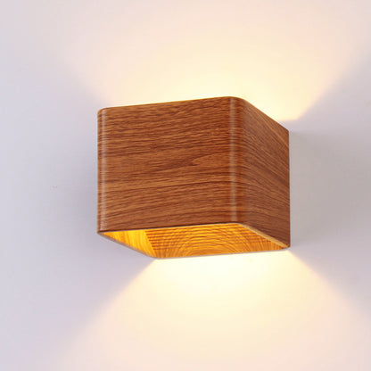 Square LED indoor wall lamp