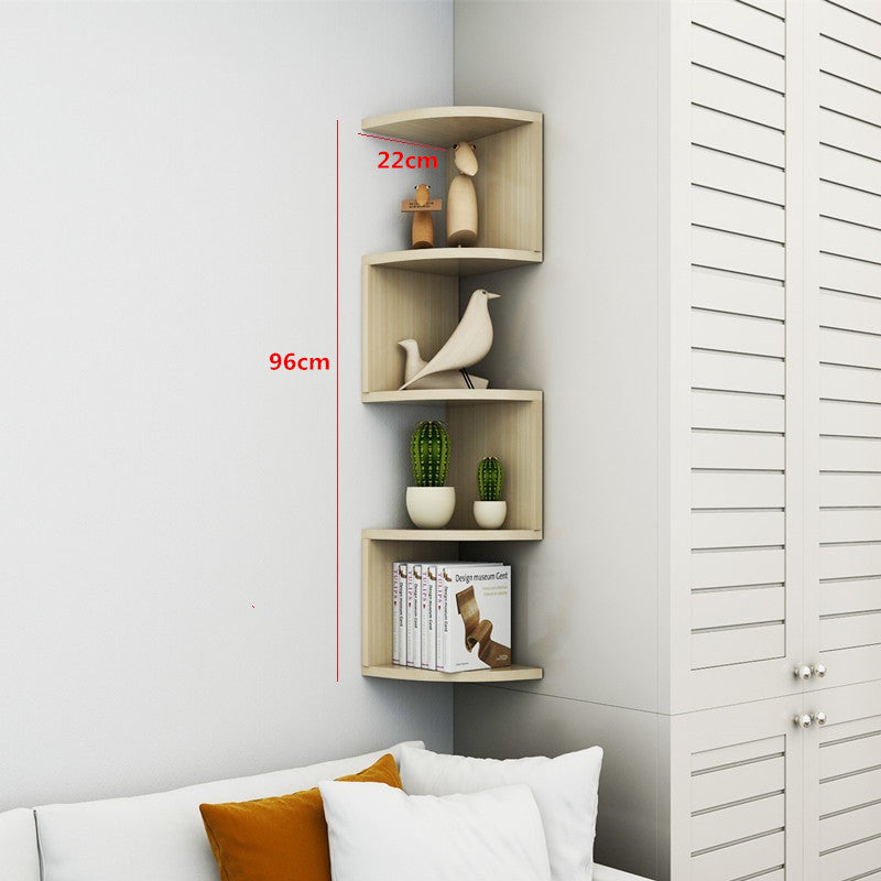 3-tier corner shelf in kitchen