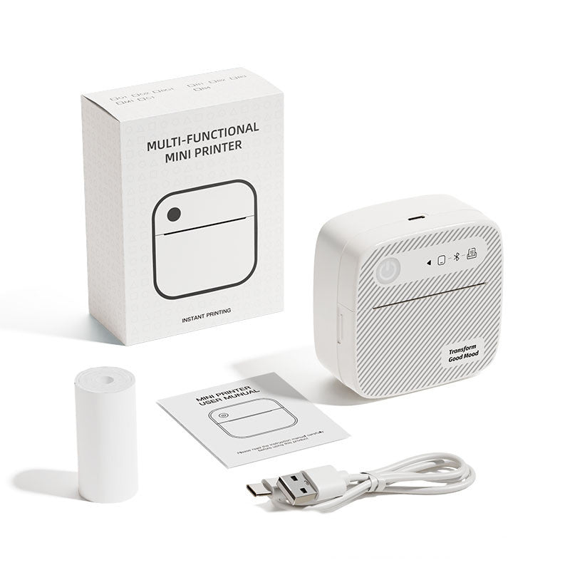Mini label printer size comparison