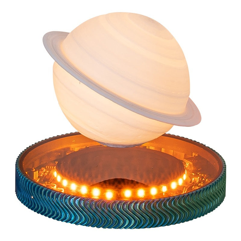 Magnetic levitation Saturn orb close-up