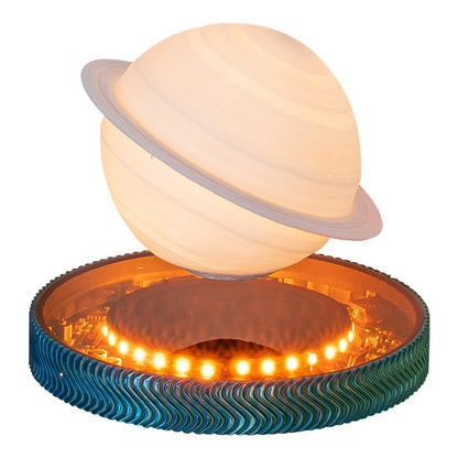Magnetic levitation Saturn orb close-up