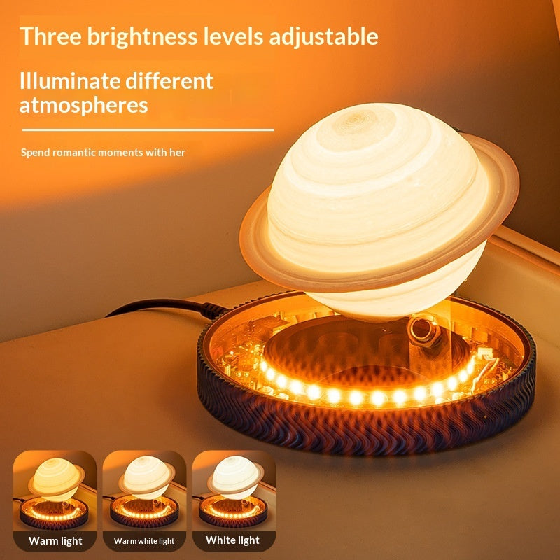 Magnetic levitation moonlight orb night light