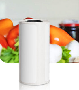 Mini label printer printing labels