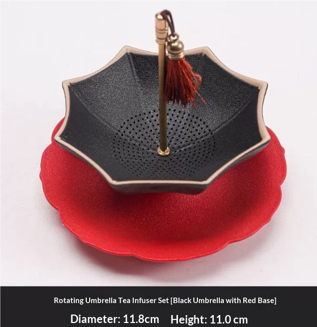Tea table umbrella stand accent
