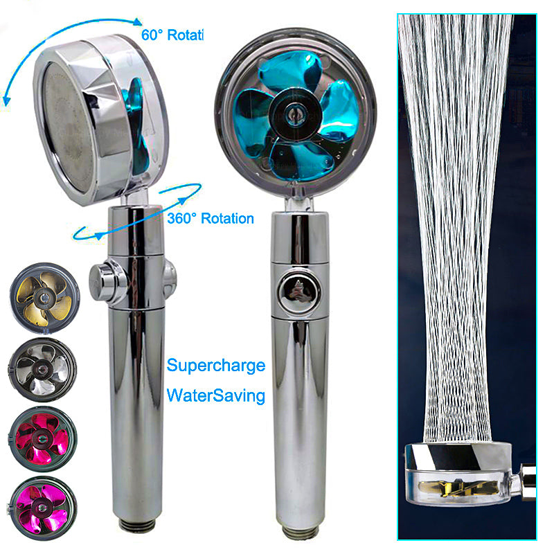 360 degree rotating high-pressure shower head