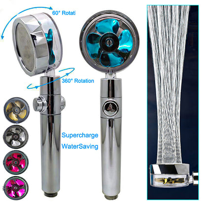 360 degree rotating high-pressure shower head