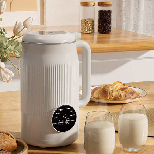 Soy milk maker heating and blending function