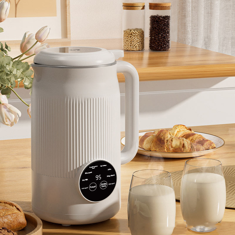 Soy milk maker heating and blending function