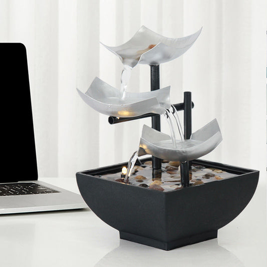 Desktop flowing water fountain decor
