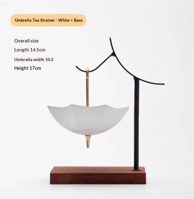 Rotating umbrella tea set design