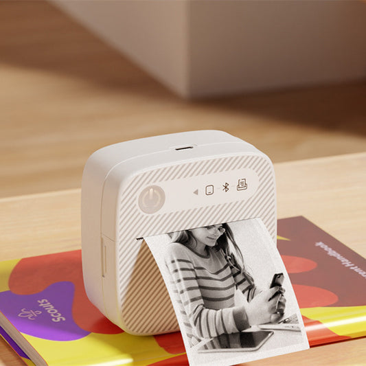 Mini label printer with phone app