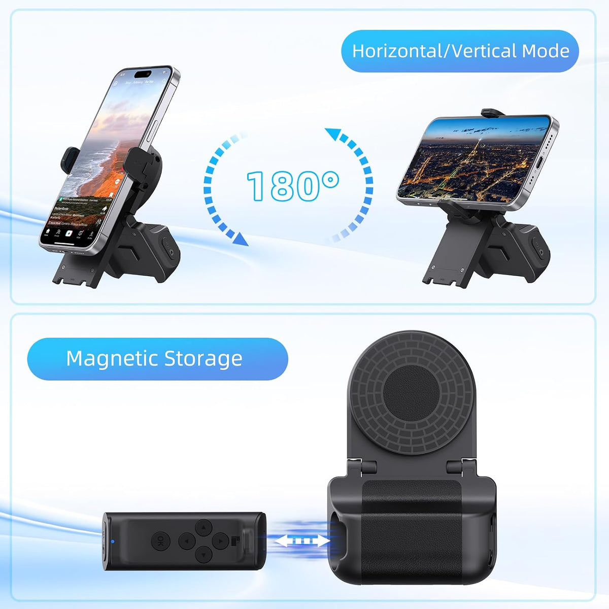 Bluetooth scrolling remote size dimensions