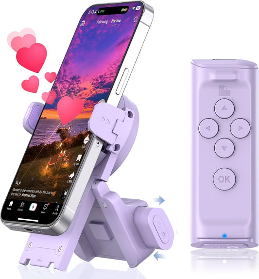 Bluetooth remote scrolling control close-up