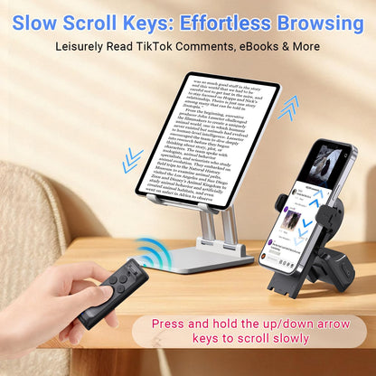 Bluetooth scrolling remote packaging